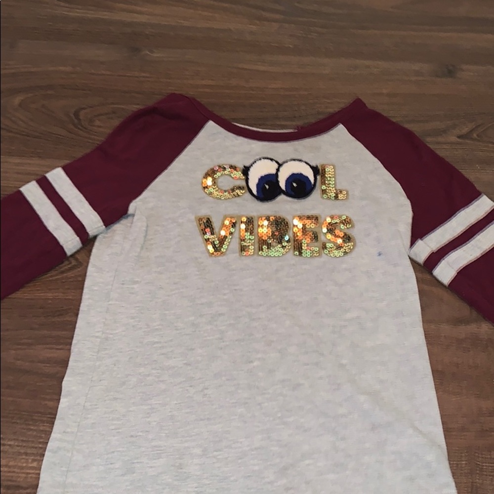 Cool vibes justice long sleeve shirt 😎